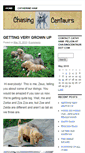 Mobile Screenshot of chasingcentaurs.com
